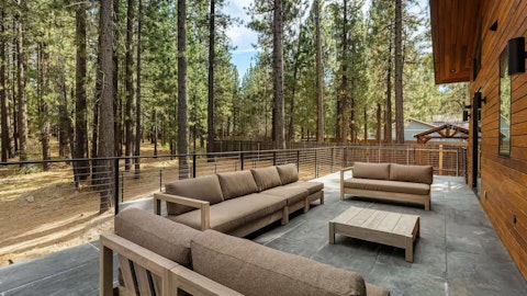 Stretch out among the pines on the wraparound terrace