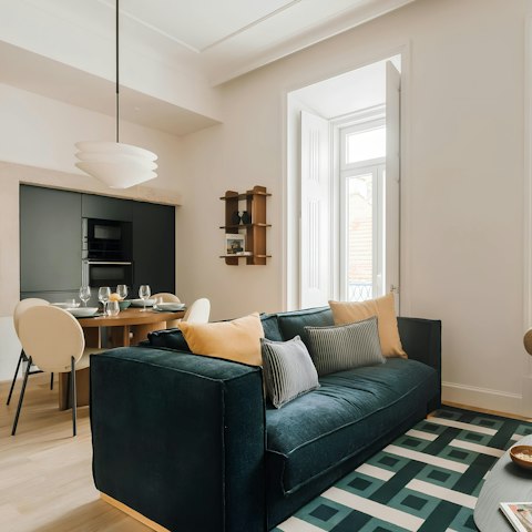 Savour evening drinks at home or walk to a local bar