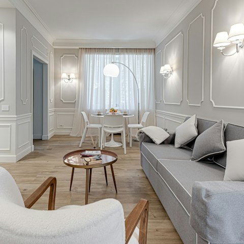 Relax with evening drinks at home or stroll to a local bar