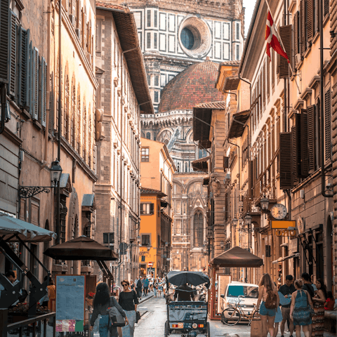 Wind your way through the historic streets to the Cathedral