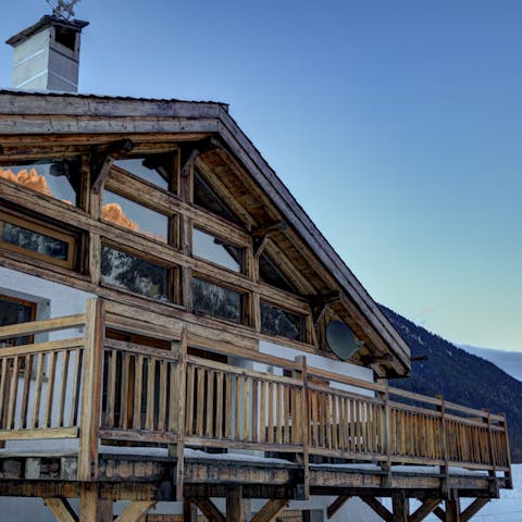 Grab some fresh air on the deck