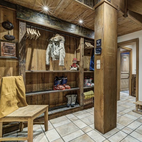 Prep your kit in the boot room