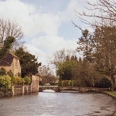 Visit beautiful Bourton-on-the-Water, eleven miles away