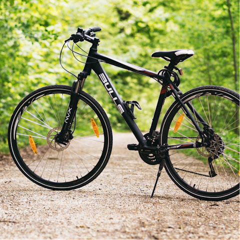 Bring your bikes to this popular cycling area