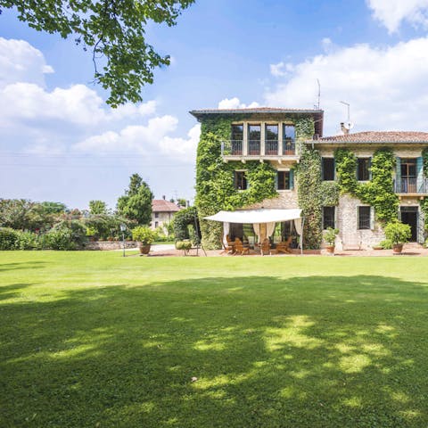 Explore the extensive grounds