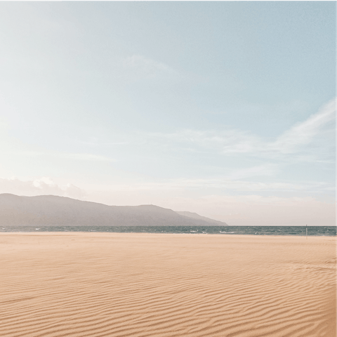 Spend an afternoon relaxing on Avlaki Beach, a twenty-minute walk away