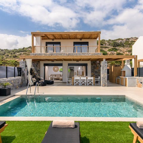 Jump into your private pool and cool off from the midday heat