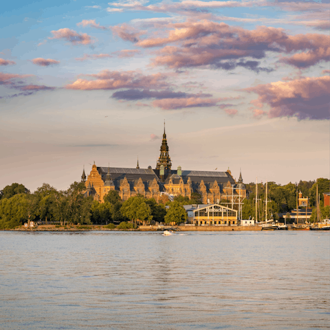 Take a fifteen-minute drive into the centre of Stockholm to visit the old town