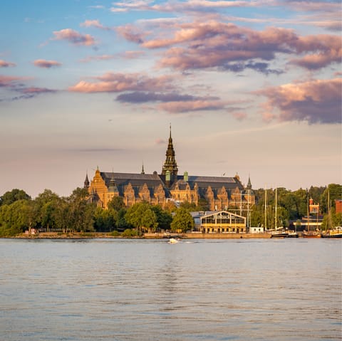 Take a fifteen-minute drive into the centre of Stockholm to visit the old town