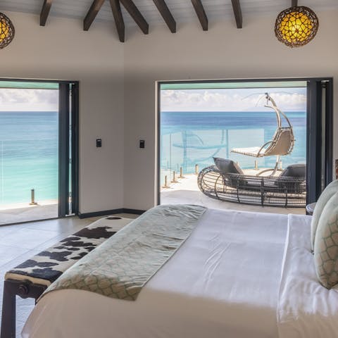 Wake up with a spectacular view of the sea