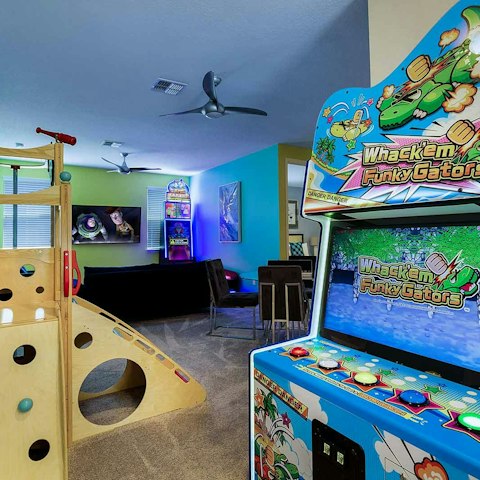 Enjoy some family fun in the game room