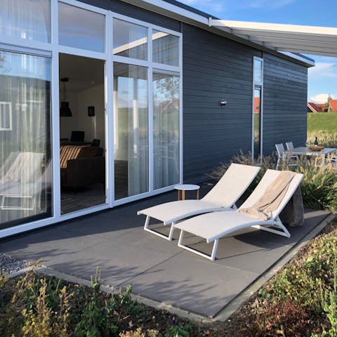 Soak up the sunshine from your private patio area