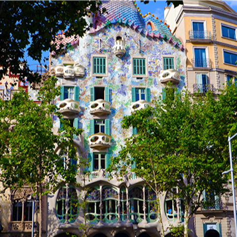 Visit the iconic Casa Batlló, a must-see in Barcelona