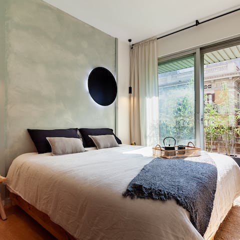 Snuggle up in the comfortable beds and wake up feeling ready to explore