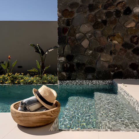 Relax thanks to the pool's Jacuzzi feature