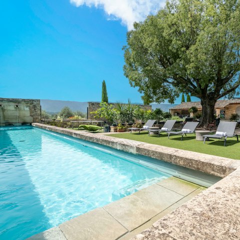 Enjoy leisurely afternoons of swimming and sunbathing