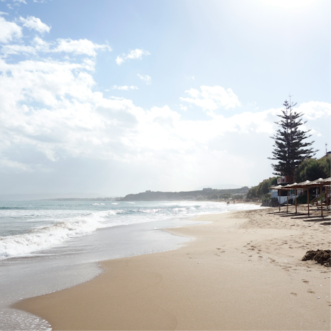 Enjoy a day of sea, sand, and sun at one of the local beaches