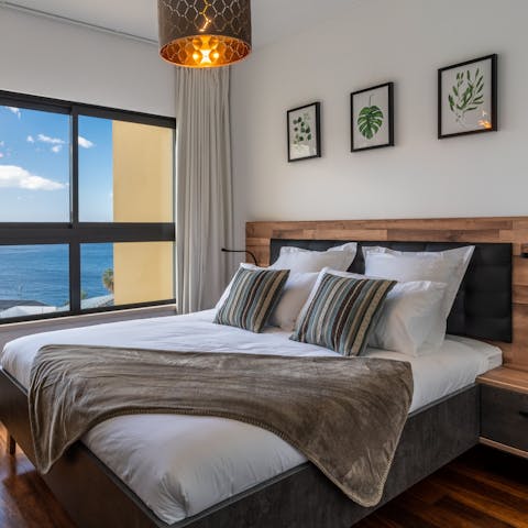 Fall asleep to the gentle sound of waves outside your window