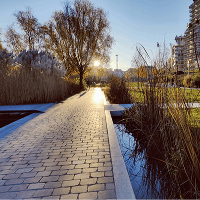 Stroll through Parc Clichy-Batignolles - Martin Luther King, a short walk away