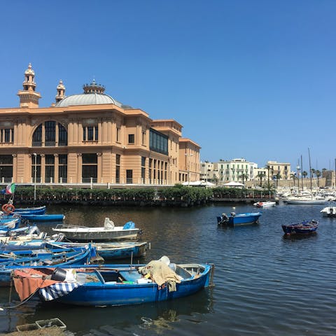 Take a short stroll to the water's edge