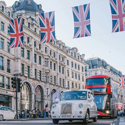 Hop on the Tube to visit landmarks like Oxford Street