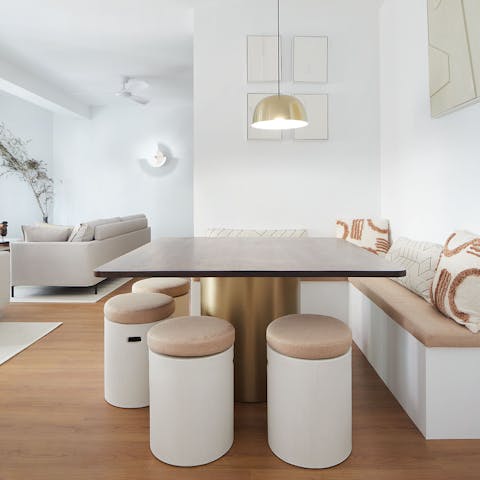 Enjoy laidback evenings at home or head out into Gros