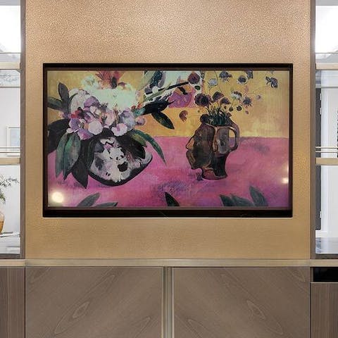 Admire the in-house gallery