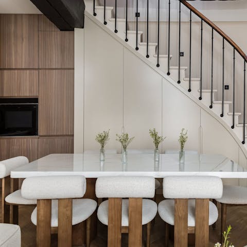 Spend breakfasts gathered around the table