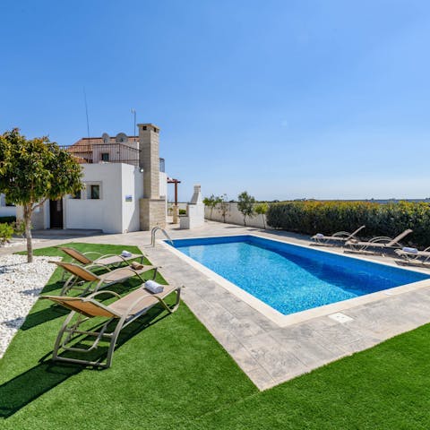 Make poolside lounging your only firm plan for the week