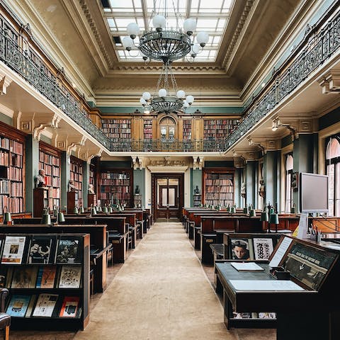 Explore London's 'Museum Quarter', just a short walk away