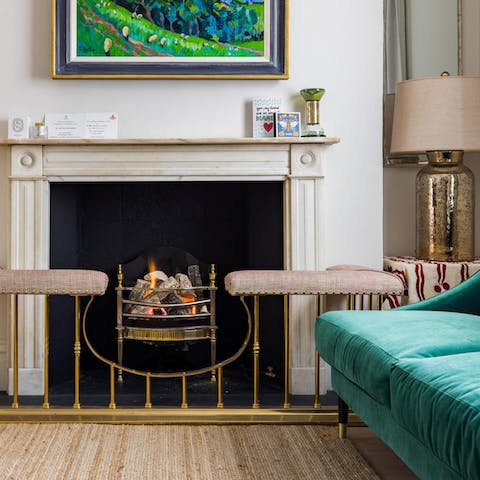 Enjoy cosy evenings by the fire