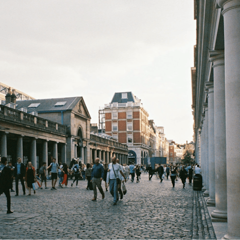 Stay in the heart of London, with the beautiful Covent Garden on your doorstep