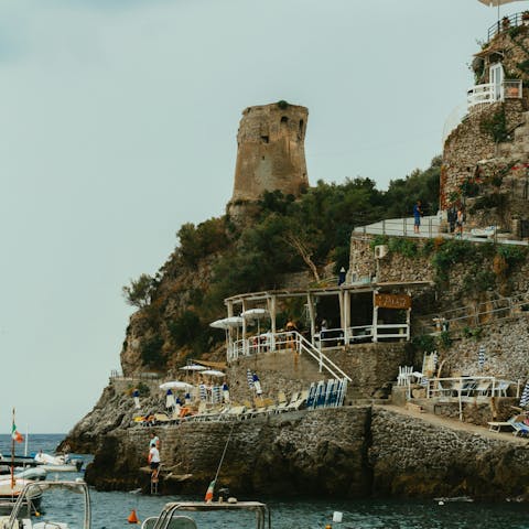 Explore the coastal walks around Praiano