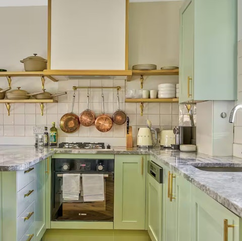 Rustle up brunch in the made-for-action kitchen