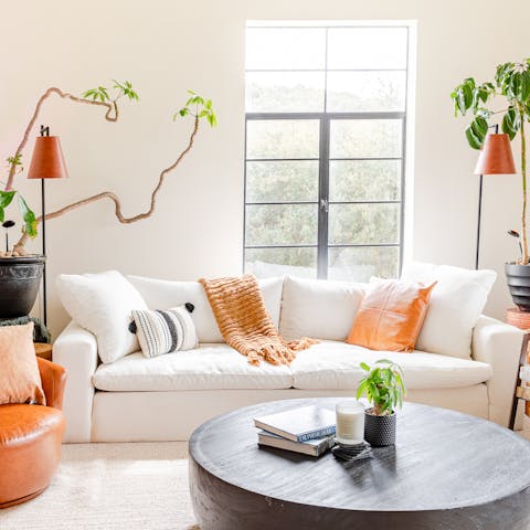 Fall in love with the bright and stylish living space