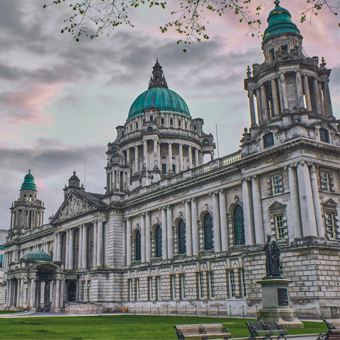 Take a ten minute drive to Belfast city centre