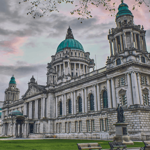 Take a ten minute drive to Belfast city centre