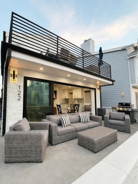 Step outside and savour evening drinks on the terrace
