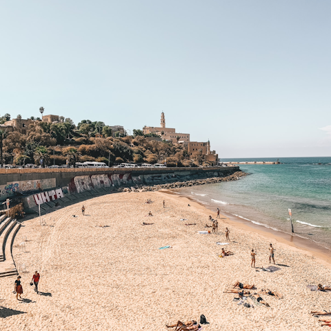 Paddle in the shallows at the beach – you can walk there
