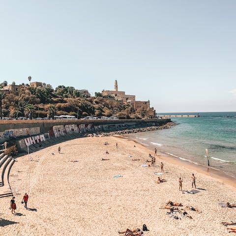 Paddle in the shallows at the beach – you can walk there