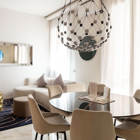 Savour slow evenings at home or head to a local restaurant