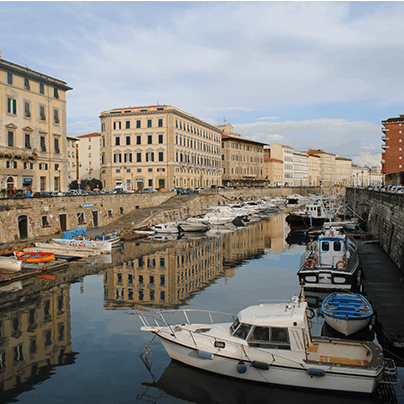 Jump in the car for a day trip to the beautiful port city of Livorno