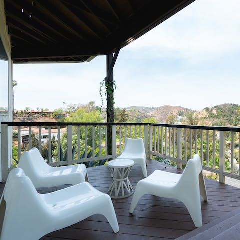 Look forward to evenings on the decking sipping cocktails with an epic backdrop