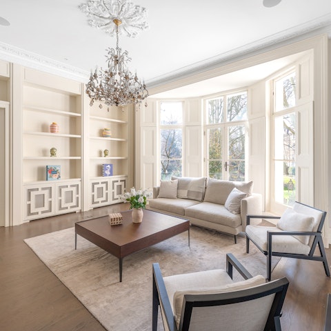 Relax in the opulent surroundings of the main living room