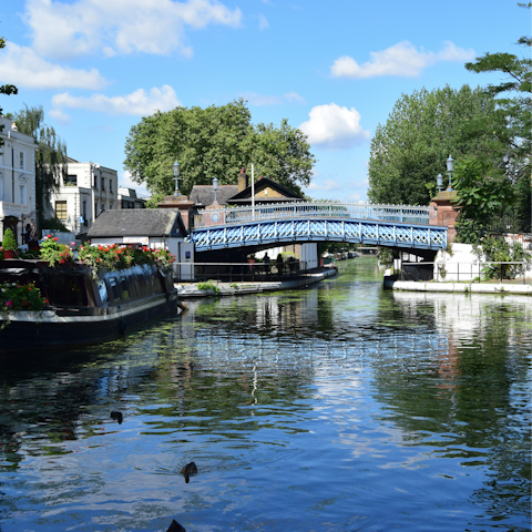 Stroll down to the canal in Little Venice