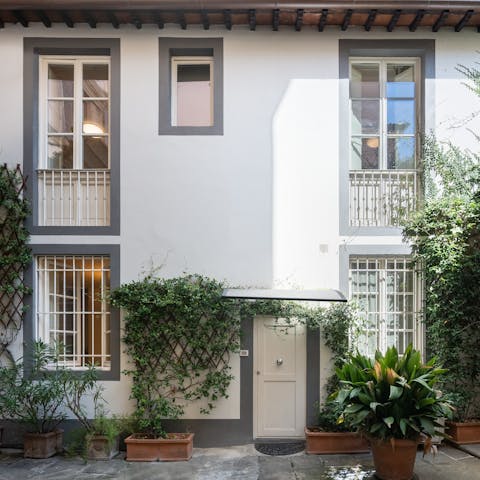 Turn the key onto this historic, two-level home