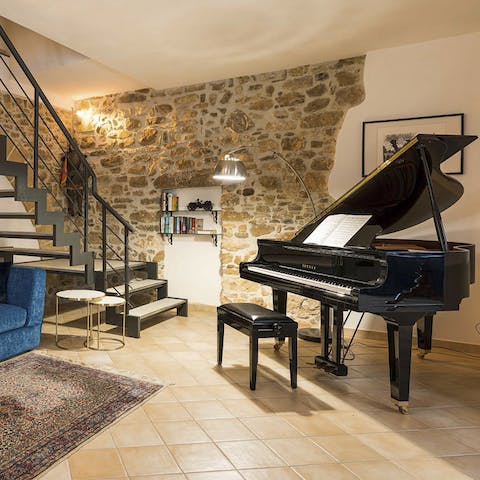 Be serenaded by the sweet sound of the piano