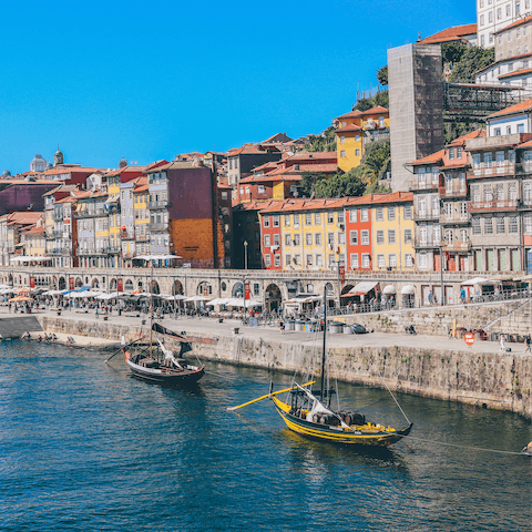 Enjoy staying centrally in the stunning UNESCO World Heritage City of Porto
