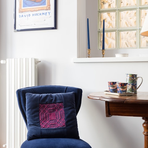 Sip your morning espresso in the stylish lounge