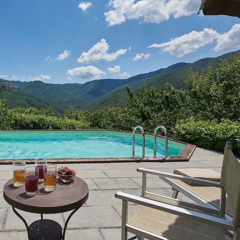 Spend lazy days beside the sun-kissed shared pool